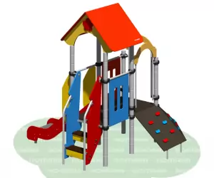 Плюсы детских площадок и резиновых покрытий