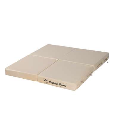 Мат № 11 (100 х 100 х 10) складной 4 сложения "PERFETTO SPORT" бежевый Мат № 11 (100 х 100 х 10) складной 4 сложения "PERFETTO SPORT" бежевый