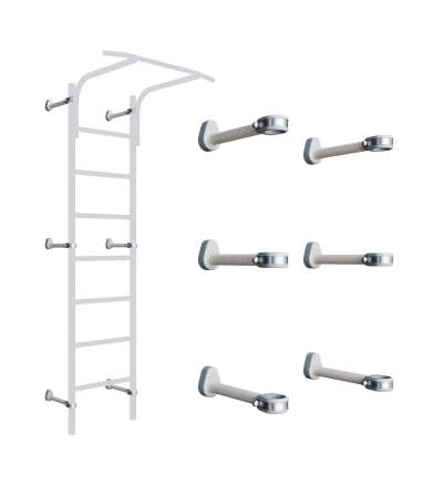 Кронштейны настенные комплект из 6 штук Romana Dop11 (6.09.00-20) белый прованс Кронштейны настенные комплект из 6 штук Romana Dop11 (6.09.00-20) белый прованс