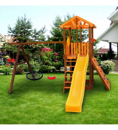 ИК Perfetto sport «Pitigliano-5» + качели "Паутина" ИК Perfetto sport «Pitigliano-5» + качели "Паутина"