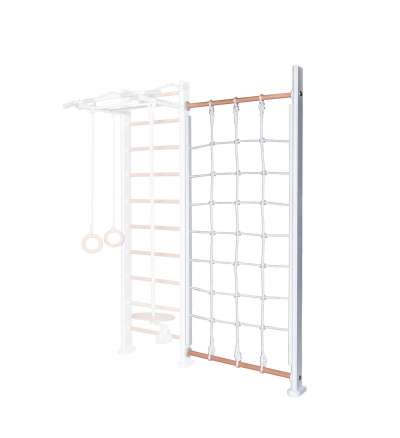 ДСК PERFETTO SPORT "Verticale in legno con rete" bianco-naturale PS-134  Стойка с сеткой