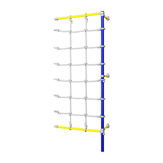 Комплект с канатным лазом пристенный Romana Dop7 (6.18.00-45) синяя слива